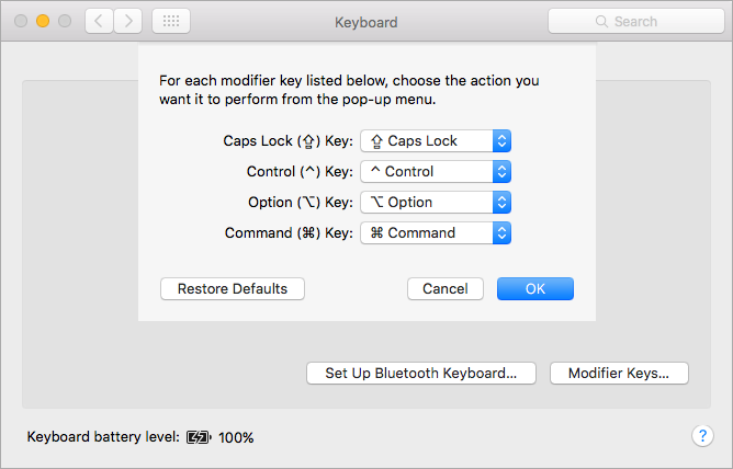 Mac Modifier Keys App